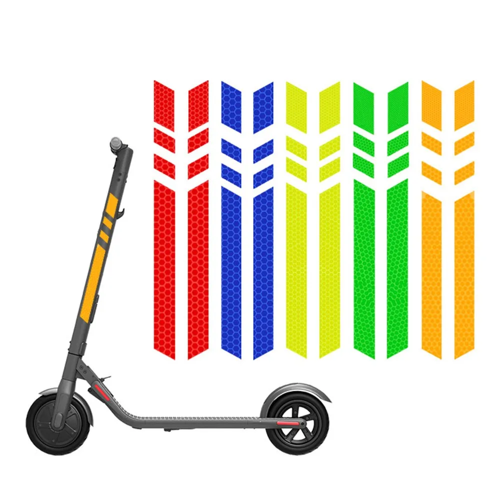 

1 Set DIY Sticker For Ninebot ES1ES2 ES4 E22 E22 Electric Scooter Decorative Accessories Reflective Sticker Bike Scooter Prats