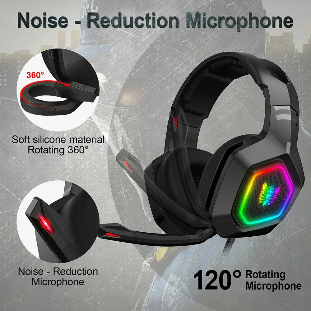 kowkaka K10 Game Headphone Desktop Notebook E-sports Headset Mobile Games Music With micphone Noise Cancelling | Электроника