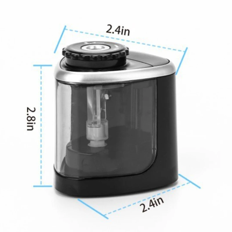 

Electric Pencil Sharpener High-Speed 2 x AA Batteries-Powered Not Included