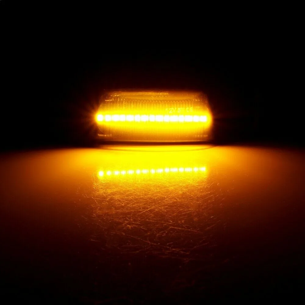 

12V LED 2x Turn Signals Amber Blinker For Adam Astra Repeater Light Side