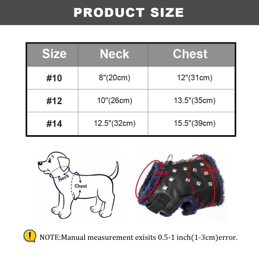 

Cool Leather Dog Harness Warm Fleece Padded Dogs Clothes Vest Puppy Cat Harness Vests For Small Dogs Cats Chihuahua Yorkshire