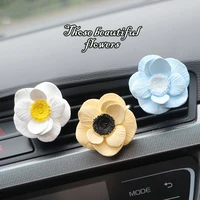 car air outlet aromatherapy creative anemone air outlet car aroma cute car decoration flower air freshener