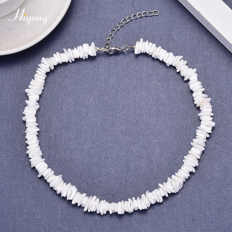 Ожерелье из натуральной ракушки Puka ожерелье ракушек Пляжное ручной работы в