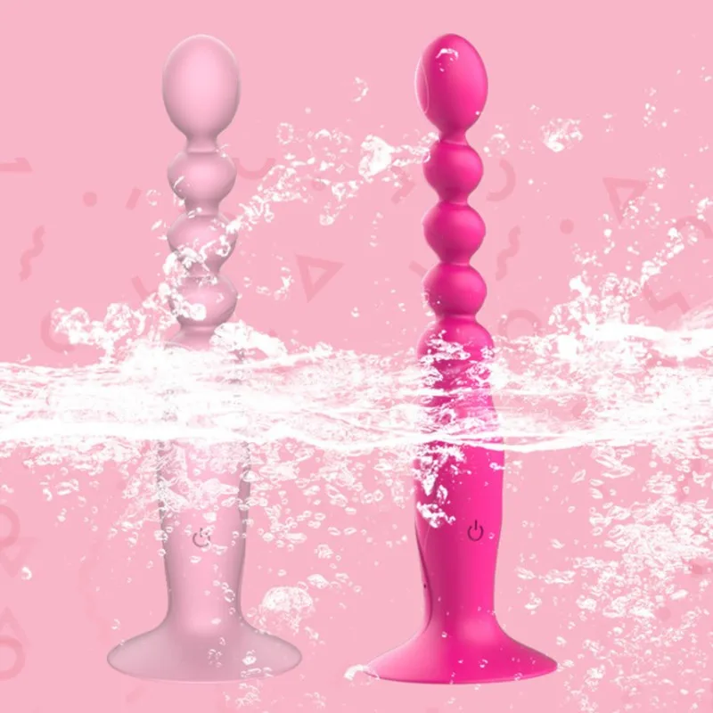 Вибратор анальные шарики простаты массаж точки G стимуляция USB зарядка