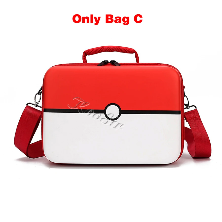 Bag C No Gift Сумка для хранения, чехол для переключателей, аксессуары для хранения, сумка для переноски, Nitend Switch, жесткая оболочка, кожа, для Nintendo do_switch, игра - Цвет: Bag C No Gift