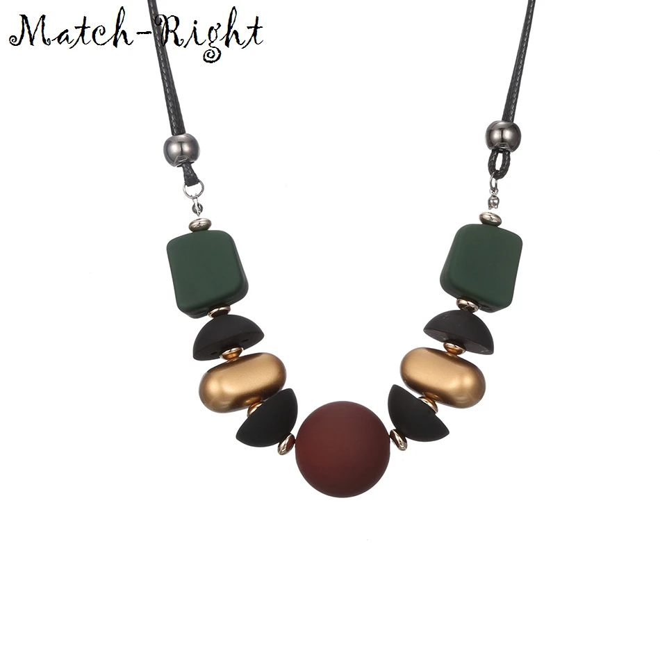 Женское Ожерелье Match-Right яркие ожерелья и подвески женское Ювелирное Украшение |