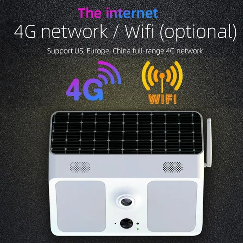 2020 роскошный Солнечный аккумулятор камера безопасности Wifi IP67 Водонепроницаемый