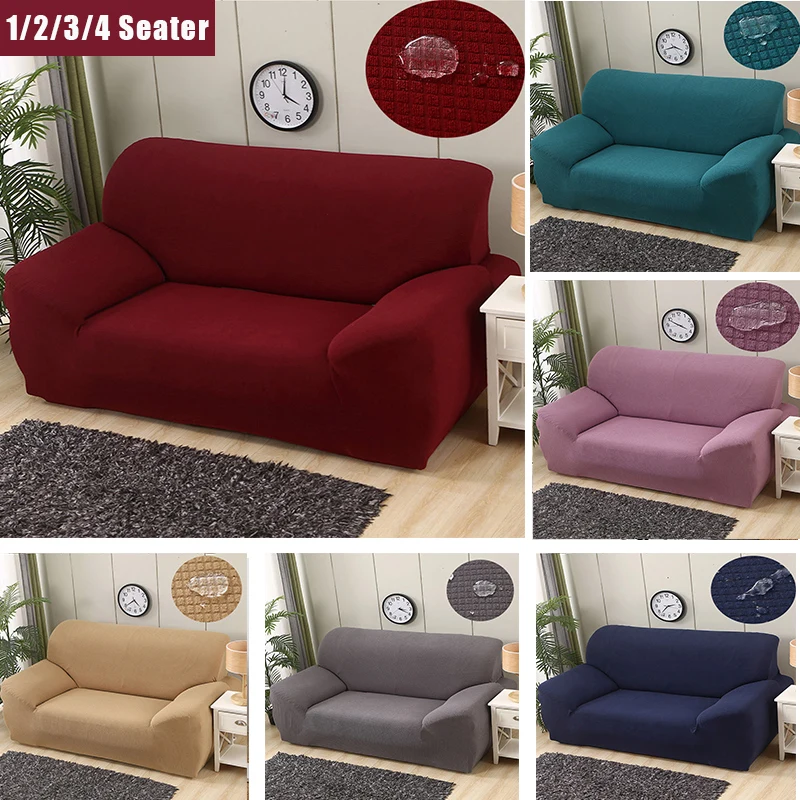 

Waterproof All-inclusive Couch Sofa Cover Thickened Elastic Non-slip Slipcovers Sectional Different Chair L-Style Sofa Cover