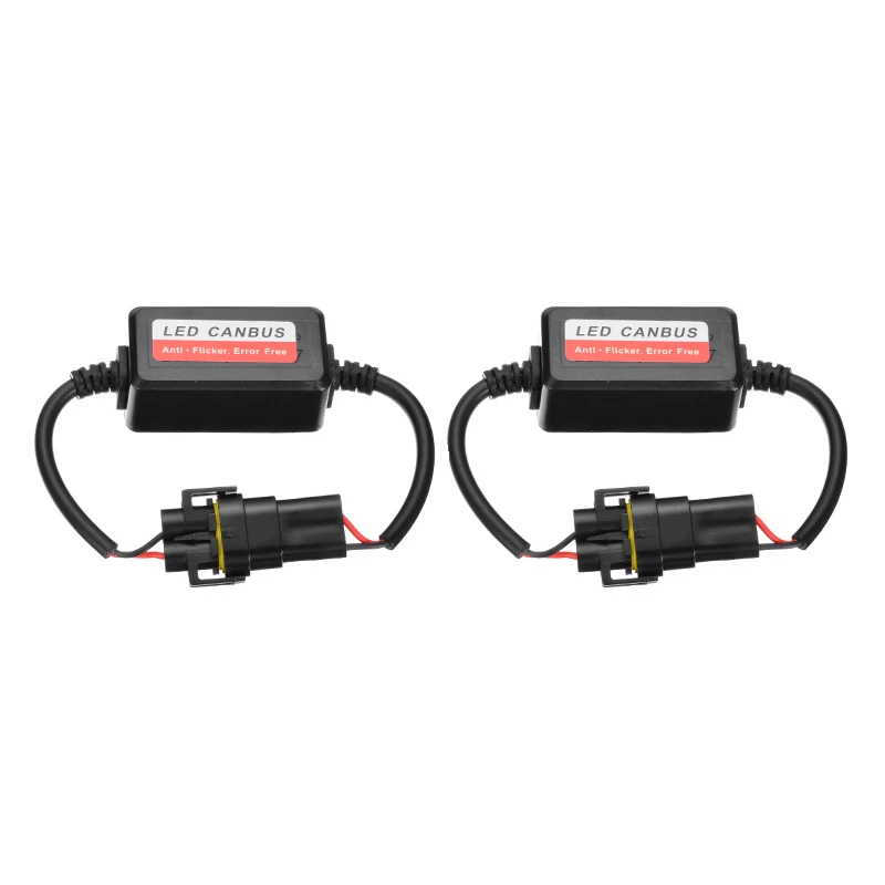 

H8 H9 H11 LED декодер фары CAN-BUS EMC предупреждающий компенсатор конденсатор резистор с защитой от мерцания кабель без ошибок Canbus