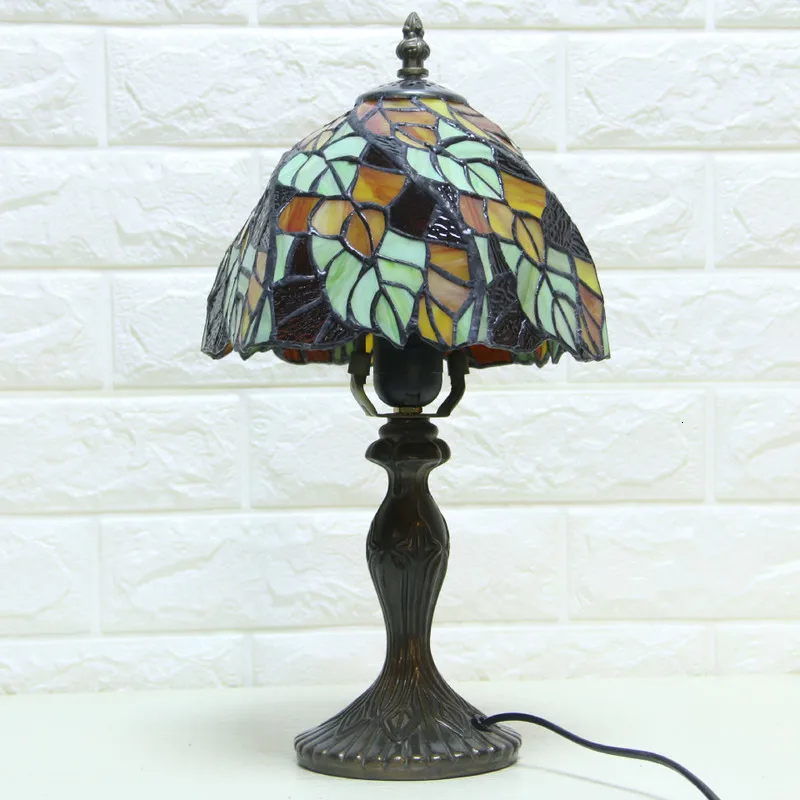 Настольная лампа Тиффани E27 барокко прикроватная для спальни креативная Мода