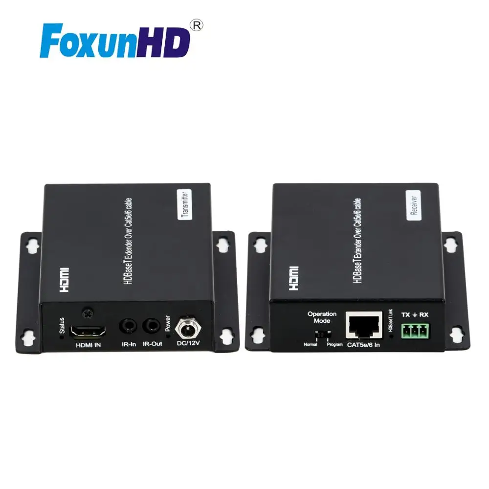 Удлинитель HDMI Foxun удлинитель HDBASET 70 м с разъемом CEC POC RS232 ИК EX33 4K HDCP2.2 | Электроника