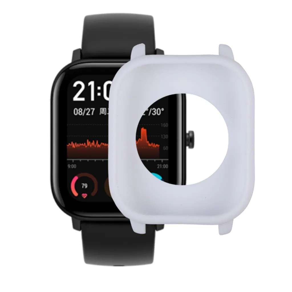 Чехол для Xiaomi Huami Amazfit GTS Smart Watch TPU силиконовый защитный чехол сменная пленка Защитная крышка 19Sep