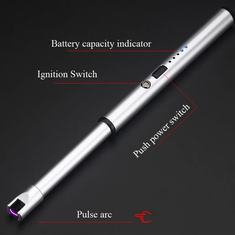 Электрическая плазменная Зажигалка для барбекю с питанием от USB зажигалка