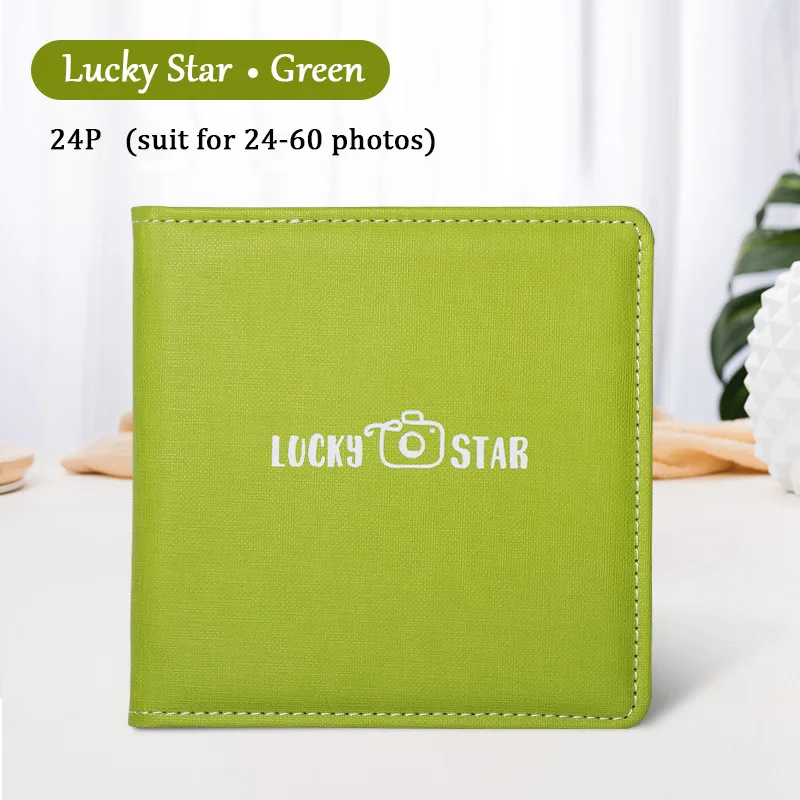 24P Green Фотоальбом книга печать на заказ Фотокнига DIY Выпускной памятная книга фотостудия детский альбом для автографов - Цвет: 24P Green