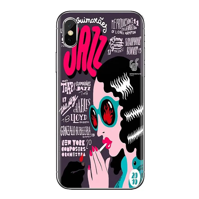 Чехол для телефона Xiao mi 6 A1 Max x 2 5X 6X Red Note 5 5A 4X 4A A4 4 3 Plus Pro Jazz Poster |