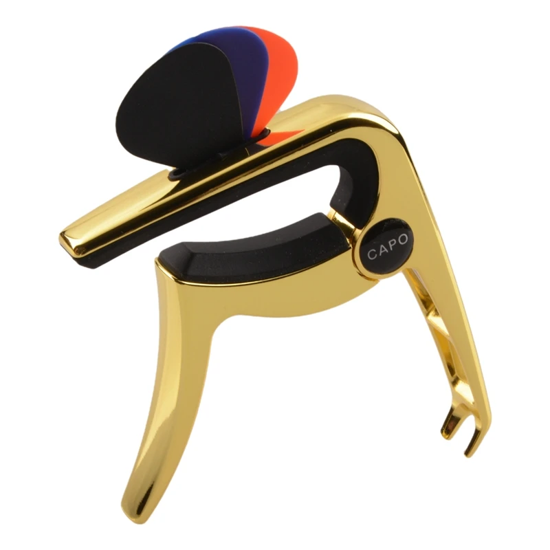 

Zinc Alloy Guitar Capo Adjustment for Acoustic Guitars with Holder