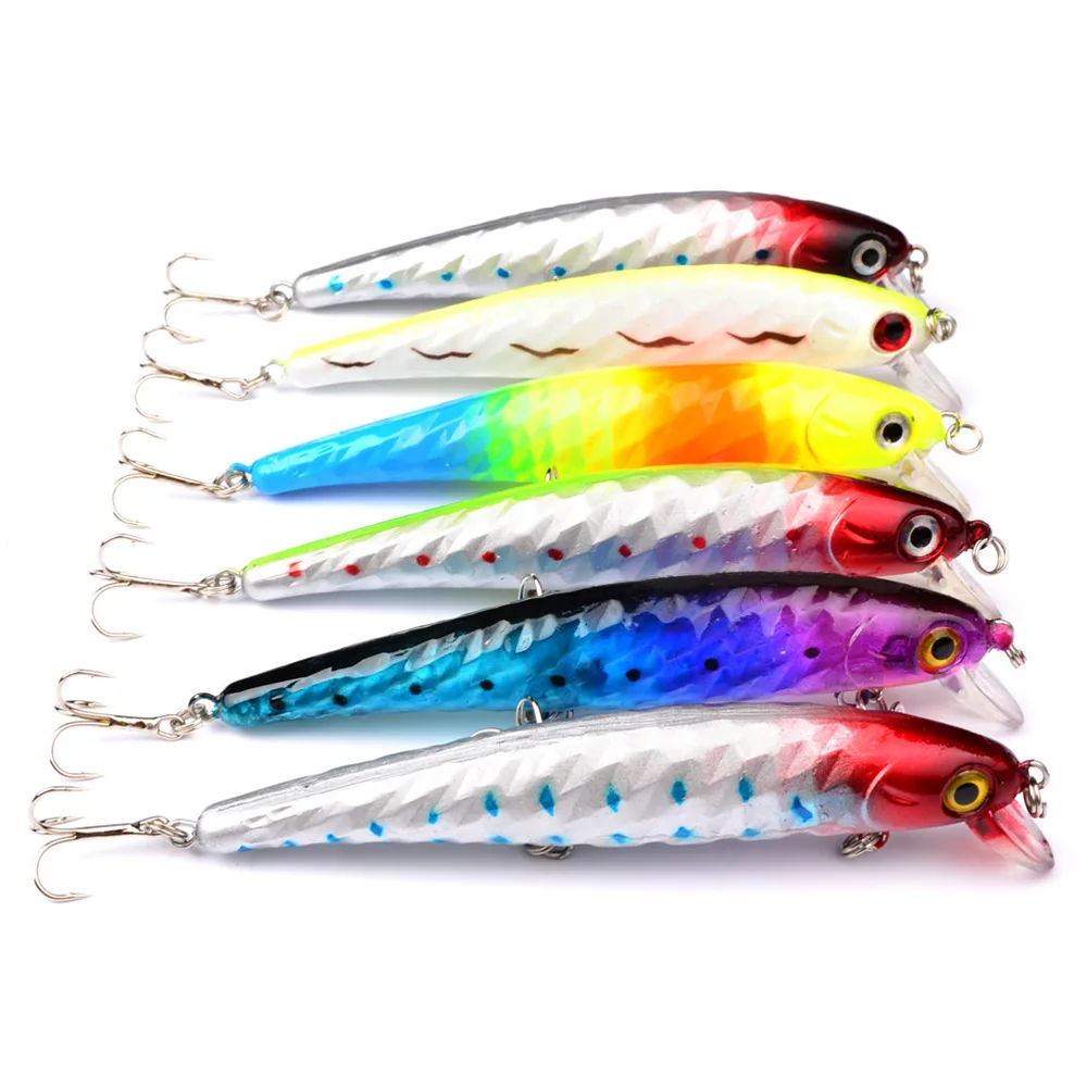 1 шт. морской рыбалки Minnow приманки 6 # крюк 120 мм/15 г искусственная приманка