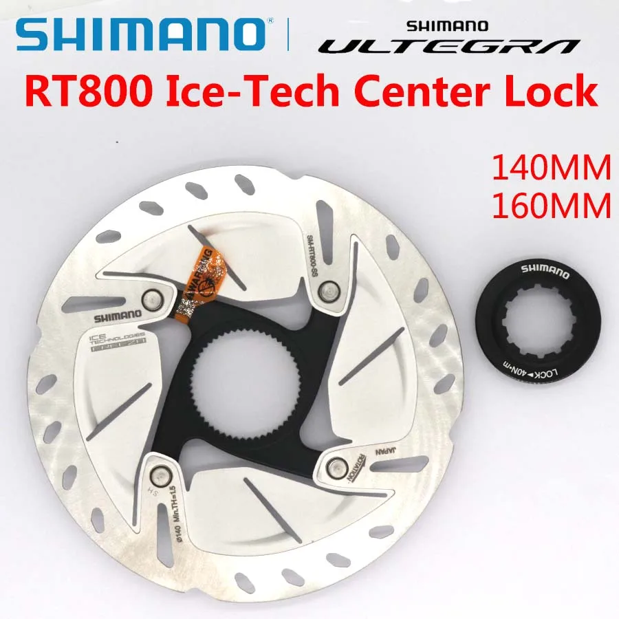 ULTEGRA SM RT800 Ice-Tech Freeza Road Bicycles Rotor 140mm 160mm CENTER LOCK Disc Brake 6800 R8000 Bicycle parts | Спорт и