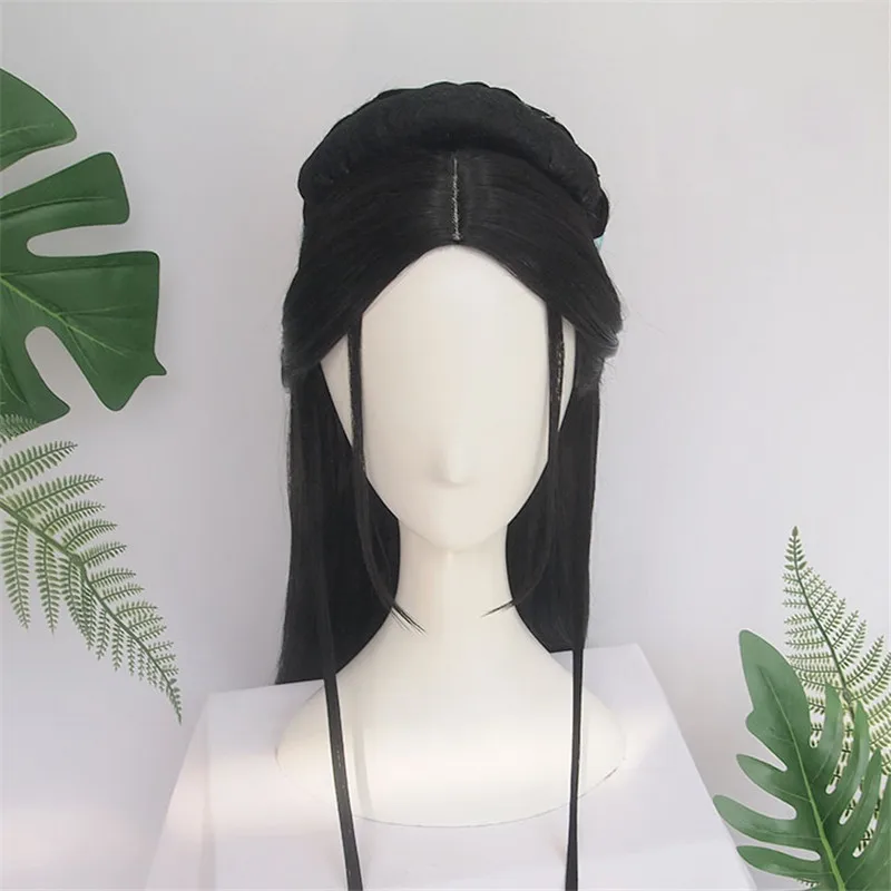 

DANBO Stylish Wig Han Dynasty Ancient Style Wig Ancient Costume Versatile Daily Used Braided Wigs Wigs For Women Synthetic Wig