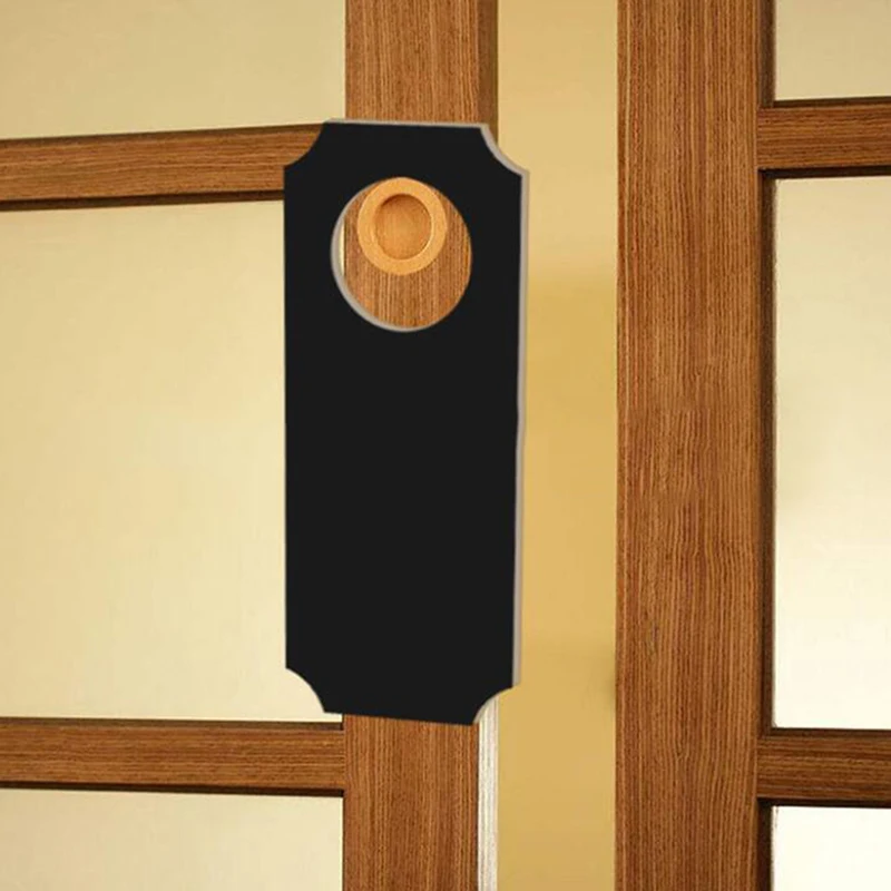 

Креативная дверная подвесная Двусторонняя маленькая доска для гостиниц вывеска доска деревянные поделки домашний Декор Подвеска для доск...