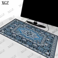 xgz persian carpet large gaming mouse pad lock edge mat laptop computer keyboard desk for dota 2 csgo lol pad