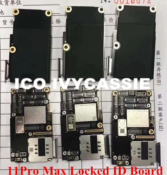 Для iPhone 11Pro Max ID плата 64/128/256/512 ГБ материнская без прикосновения логическая хорошо