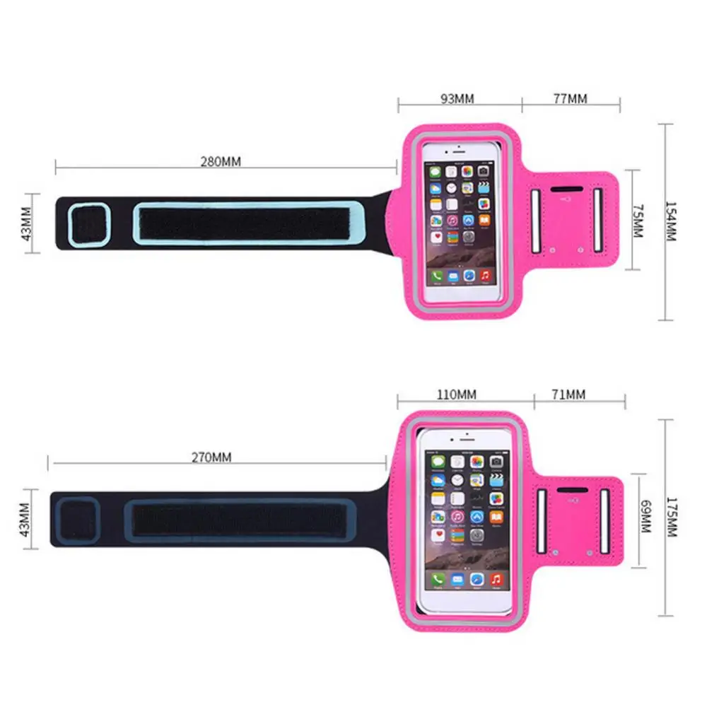 

Outdoor Sport Exercise Running Waterproof Arm Bag Band Mobile Phone Holder Bag Arm Band Running For iPhone 12 Pro Max 11 x 7+