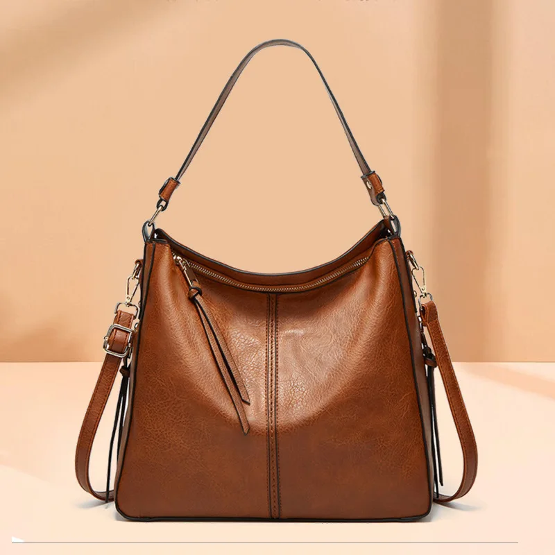 

Soft Leather High Capacity Luxury Handbags Women Bags Designer Handbags High Quality Ladies Crossbody Message Hand Tote Bags