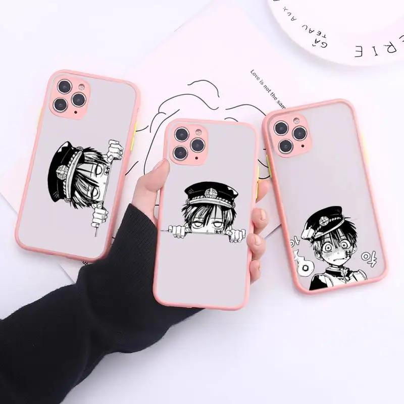 

H-HaNako Kun Phone Case Transparent Matte For IPhone 7 8 11 12 S Mini Pro X XS XR MAX Plus Cover Shell