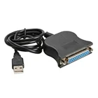 Адаптер для параллельного принтера, USB-адаптер для 25-контактного DB25 мама IEEE 1284, кабель преобразователя печати LPT, связь с параллельным интерфейсом