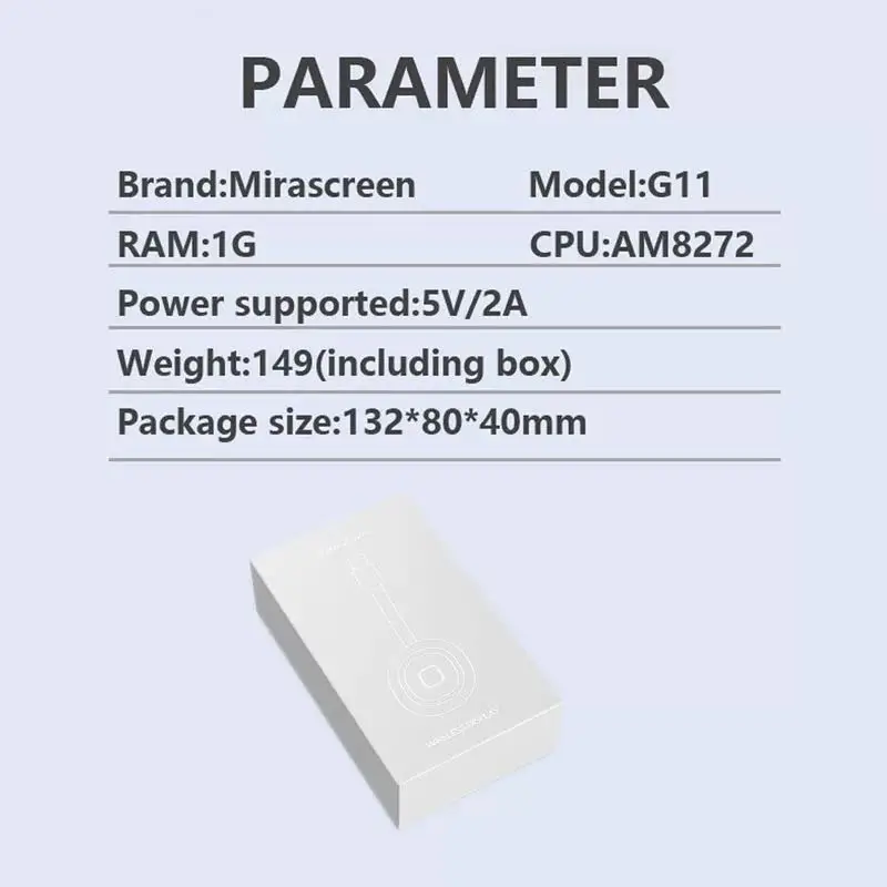 MiraScreen G11 5G WiFi HDMI-совместимый приемник miracast DLNA AIRPLAY дисплей Miracast morring dongle TV stick |