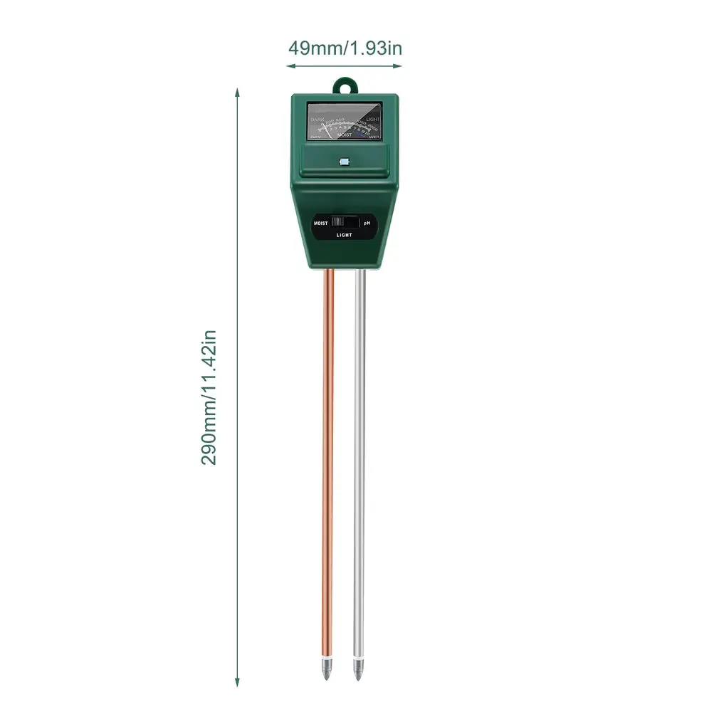 

Digital PH Meter 3 in 1 plants Flowers Soil Water Light Tester Sensor Monitor for Aquarium Indoor Garden Plant Moisture PH meter