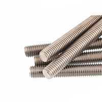 1pc titanium bolt m3m4m5m6m8m10m12m14m16 500mm metric full threaded bar studding rod not polished grade 2 titanium screw