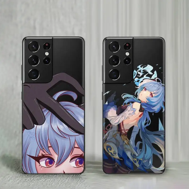

Genshin Impact GanYu Phone Case For Samsung A10 32 51 52 71 72 50 12 21S S10 S20 S21 note 10 20 Plus Fe Ultra