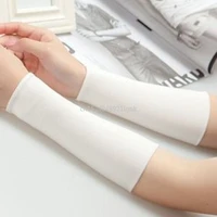 summer mens and womens wristbands to cover tattoo scars fashion hand sleeves sports sweat wiping pure cotton thinwrist sleeves