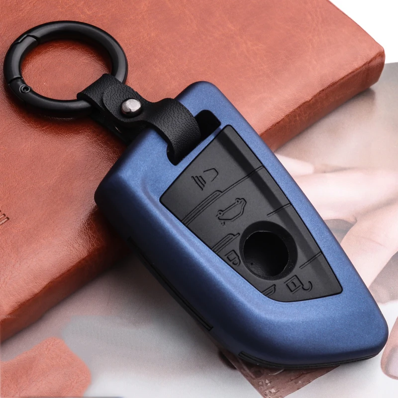 

Matte Carbon fiber ABS Car Key Cover Case Holder For BMW X1 X3 X5 X6 1 2 5 7 Series 218i F15 F16 F48 E53 E70 E39 F10 F30 G05 G30