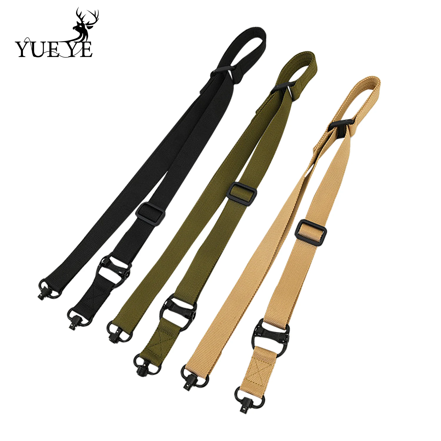 

Ms4 correia de arma de rifles táticos, cinta de ombro de nylon com 2 pontos para carregar pistolas de airsoft, comprimento ajust