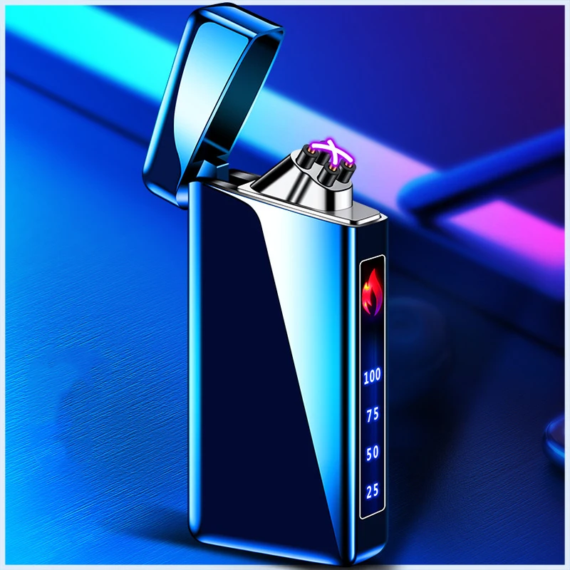 

Plasma Lighter Winfproof Pulsed Double Arc Cool Lighter Eletric Lighter Isqueiro Eletrico Mecheros Originales Briquet Tempete