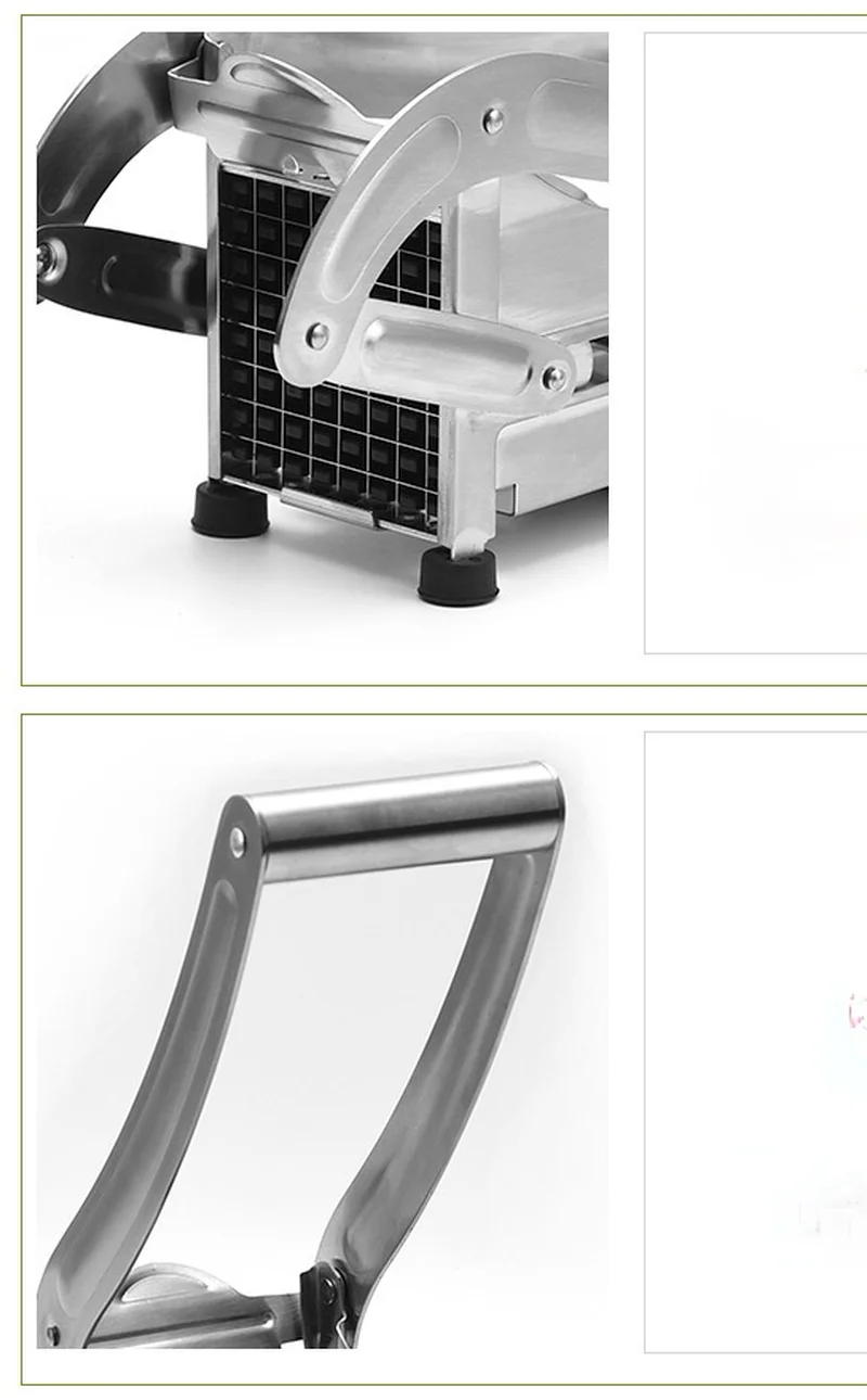 

Professional Fries Cutter Potato Cutter Vegetable Cutting Machine Chopper Stainless Steel Potato Slicer Diced Device Home