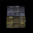 Изделия Из бронзового цвета стикеры буквы алфавита самоклеящиеся ABC A-Z слова прочно держаться на поверхности Скрапбукинг  наклейки для стемпинга