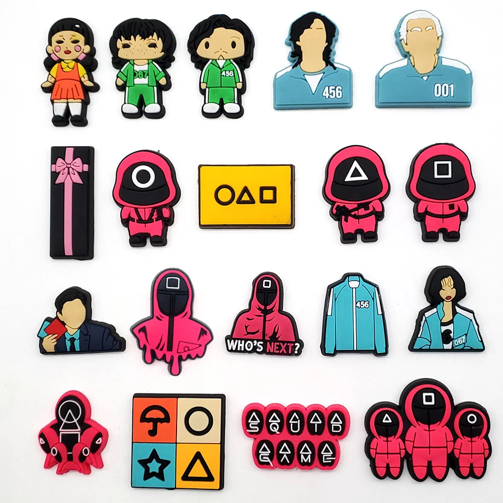 1 шт. корейский драматический ПВХ Мультяшные аксессуары для обуви jibz croc Подвеска