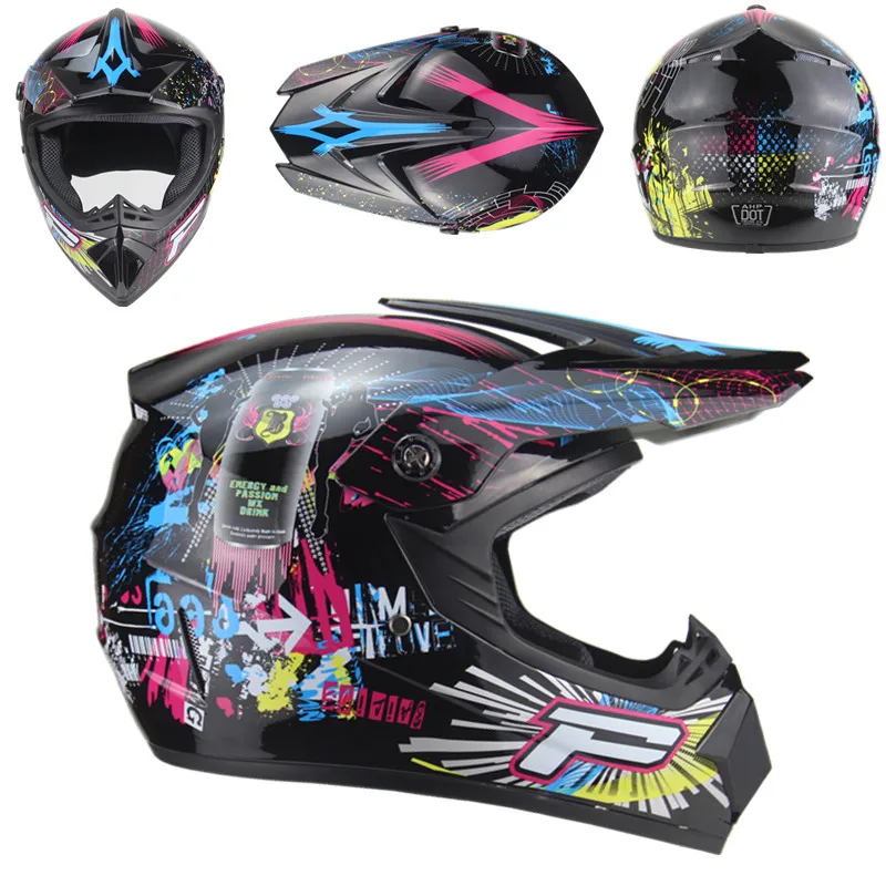 

Personality four seasons kart off road helmet battery car helmet mountain bike ghost fire helmet DH downhill men and women