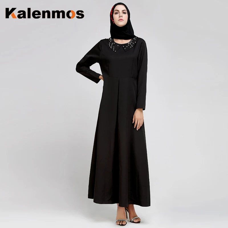 Женское мусульманское платье KALENMOS кафтан в Дубае исламский арабский Турция Caftan