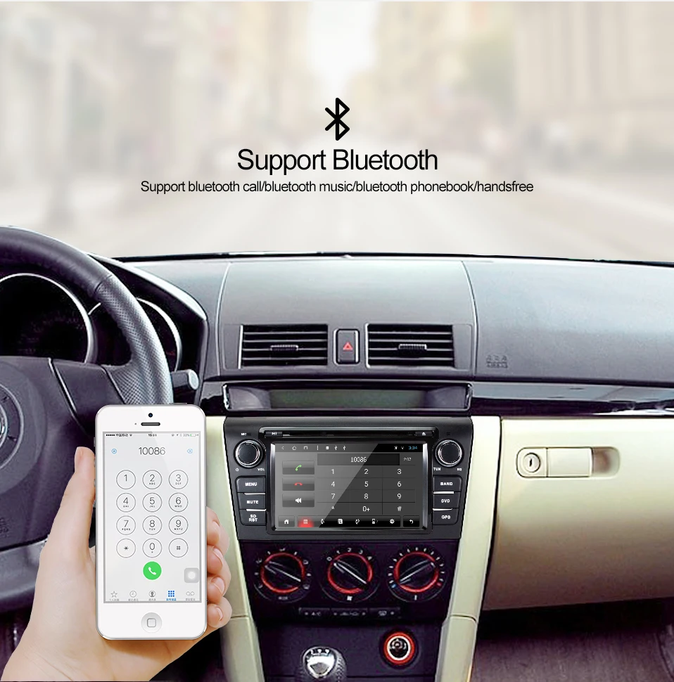 Asottu android 9,0 автомобильный dvd для Mazda 3 2004 2005 2006 2007 2008 2009 Автомобиль Радио gps навигации
