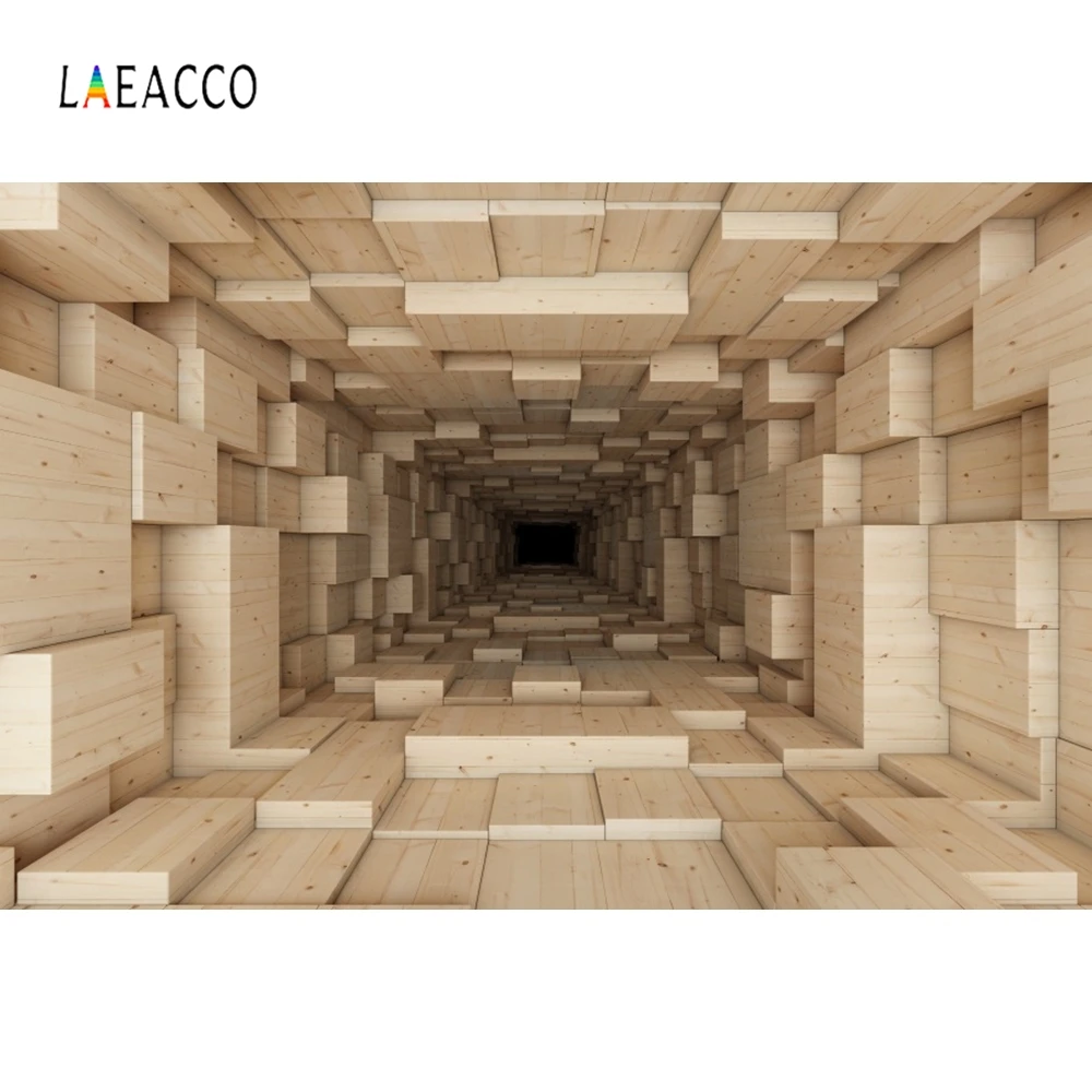 Laeacco 3D Space Marble Stone Brick Wall Blocks Portrait Baby Photography Backgrounds Photographic Backdrops For Photo Studio |