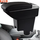 Подлокотник для Renault Sandero I  Logan содержимое подлокотник двухслойный ящик для хранения украшения автомобиля Стайлинг Новый