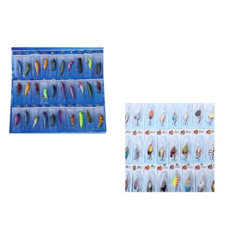 60 x металлические Смешанные Спиннеры приманка для рыбной ловли приманки щуки