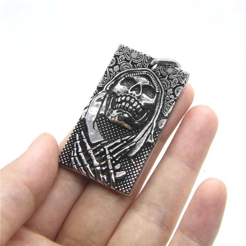 Новейшая подвеска в виде черепа из нержавеющей стали 316L модная крутая Мужская