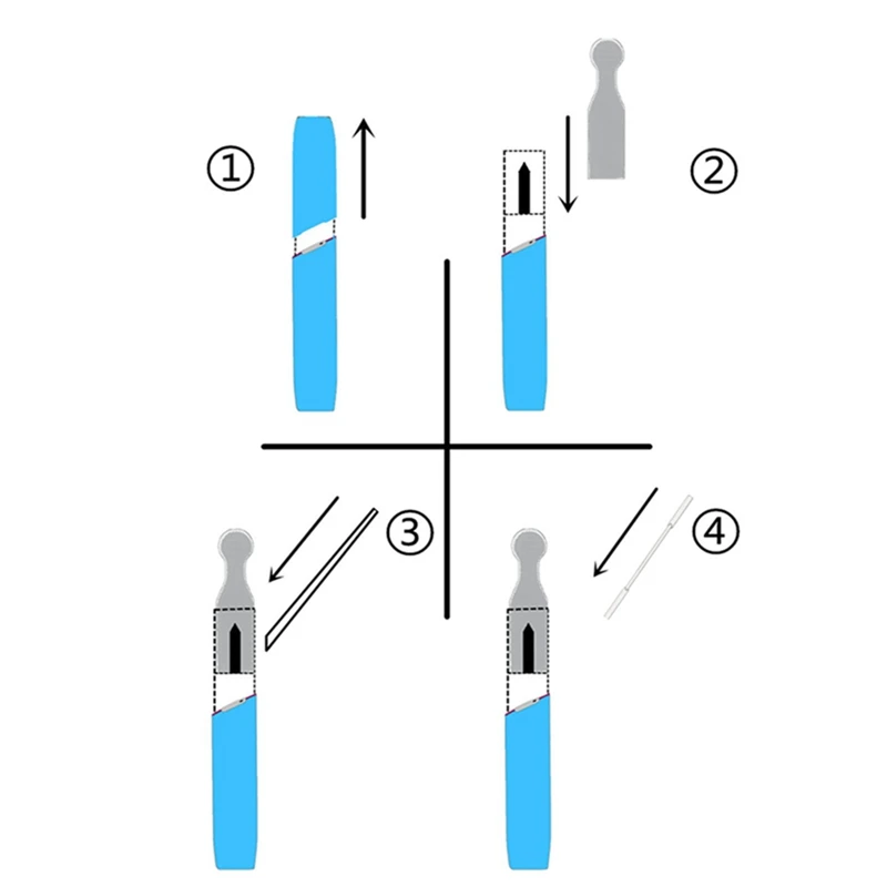 1 Набор силиконовых заглушек брикет портативный комплект для нагревателя IQOS 2 4/IQOS