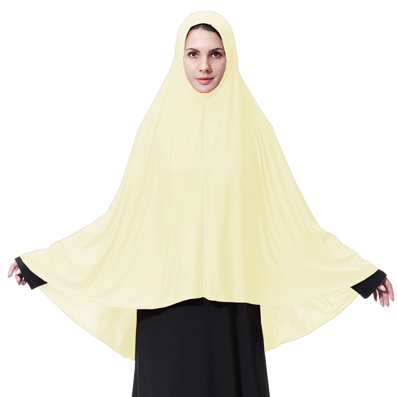 Hijab для женщин мусульманский модный длинный головной убор тюрбан зеленый Hijeb